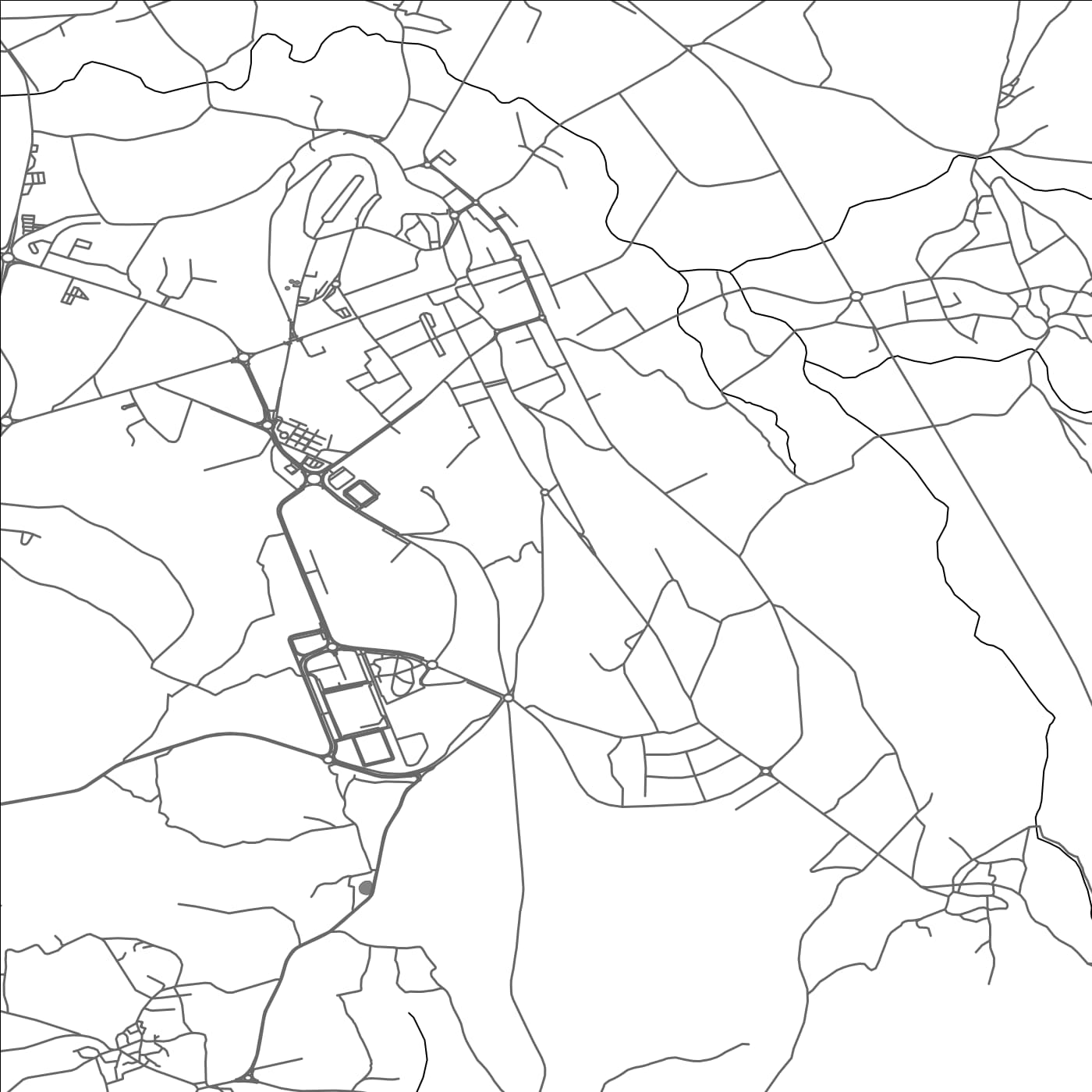 ROAD MAP OF ANADIA, PORTUGAL BY MAPBAKES