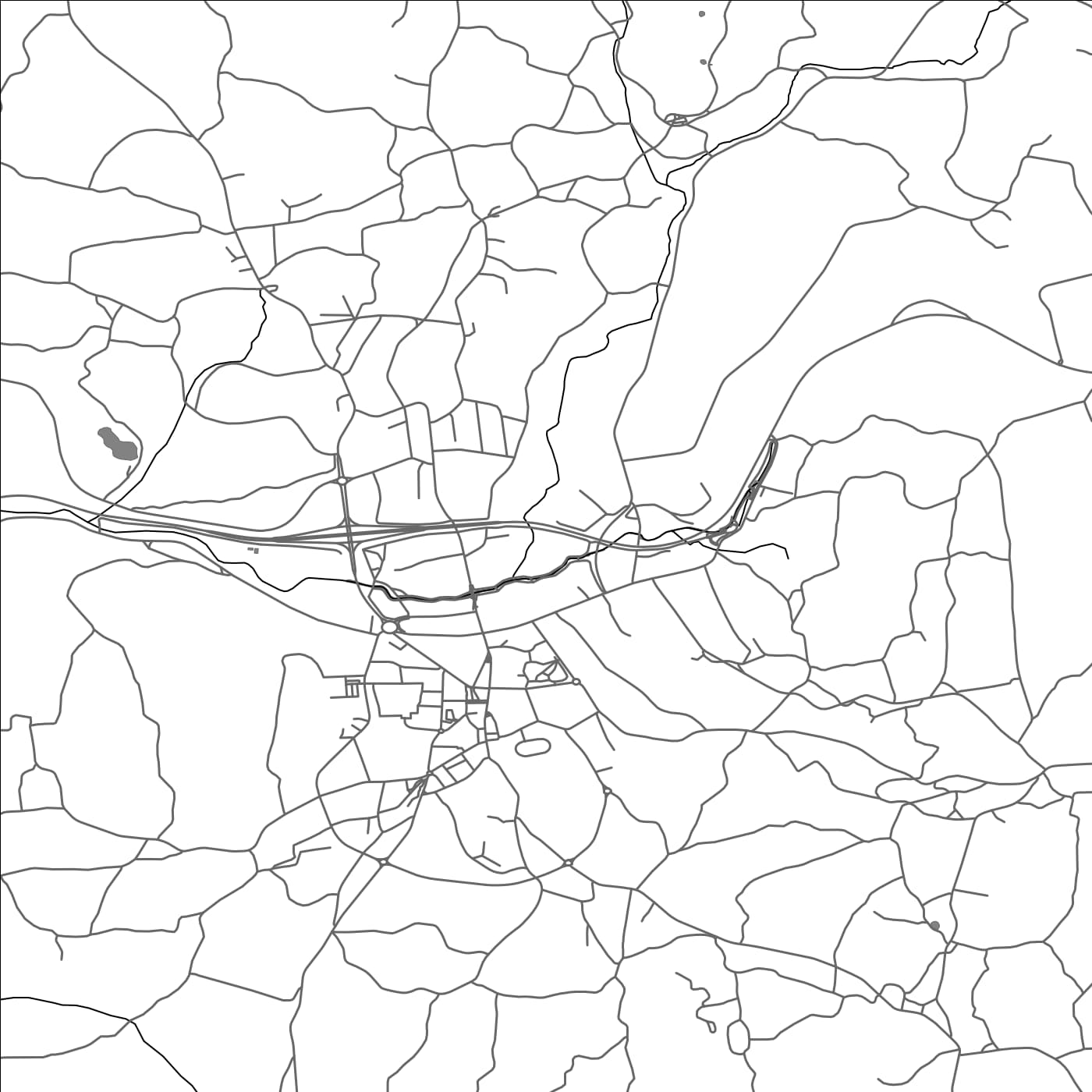 ROAD MAP OF ANSIAO, PORTUGAL BY MAPBAKES