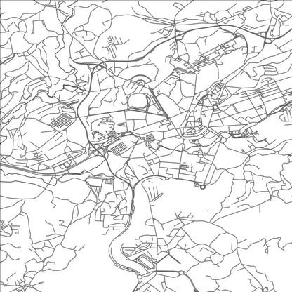 ROAD MAP OF AVES, PORTUGAL BY MAPBAKES