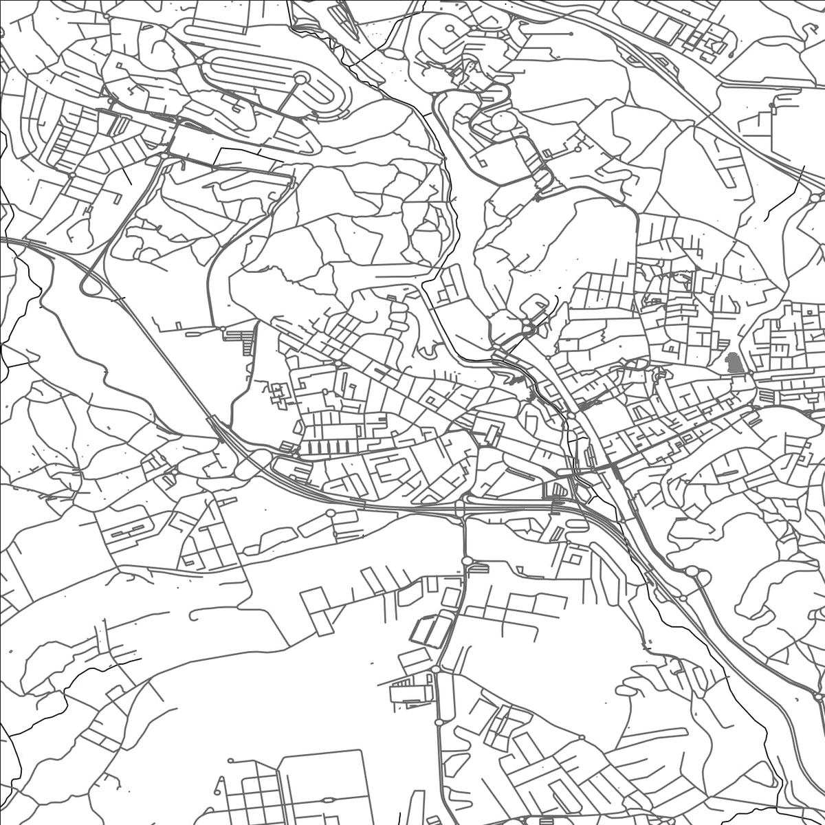 ROAD MAP OF CACEM, PORTUGAL BY MAPBAKES