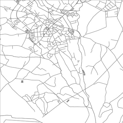 ROAD MAP OF CARTAXO, PORTUGAL BY MAPBAKES