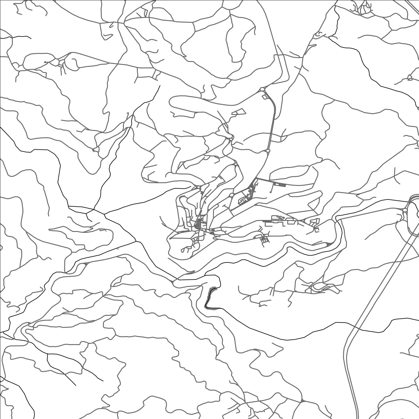 ROAD MAP OF CASTRO DAIRE, PORTUGAL BY MAPBAKES