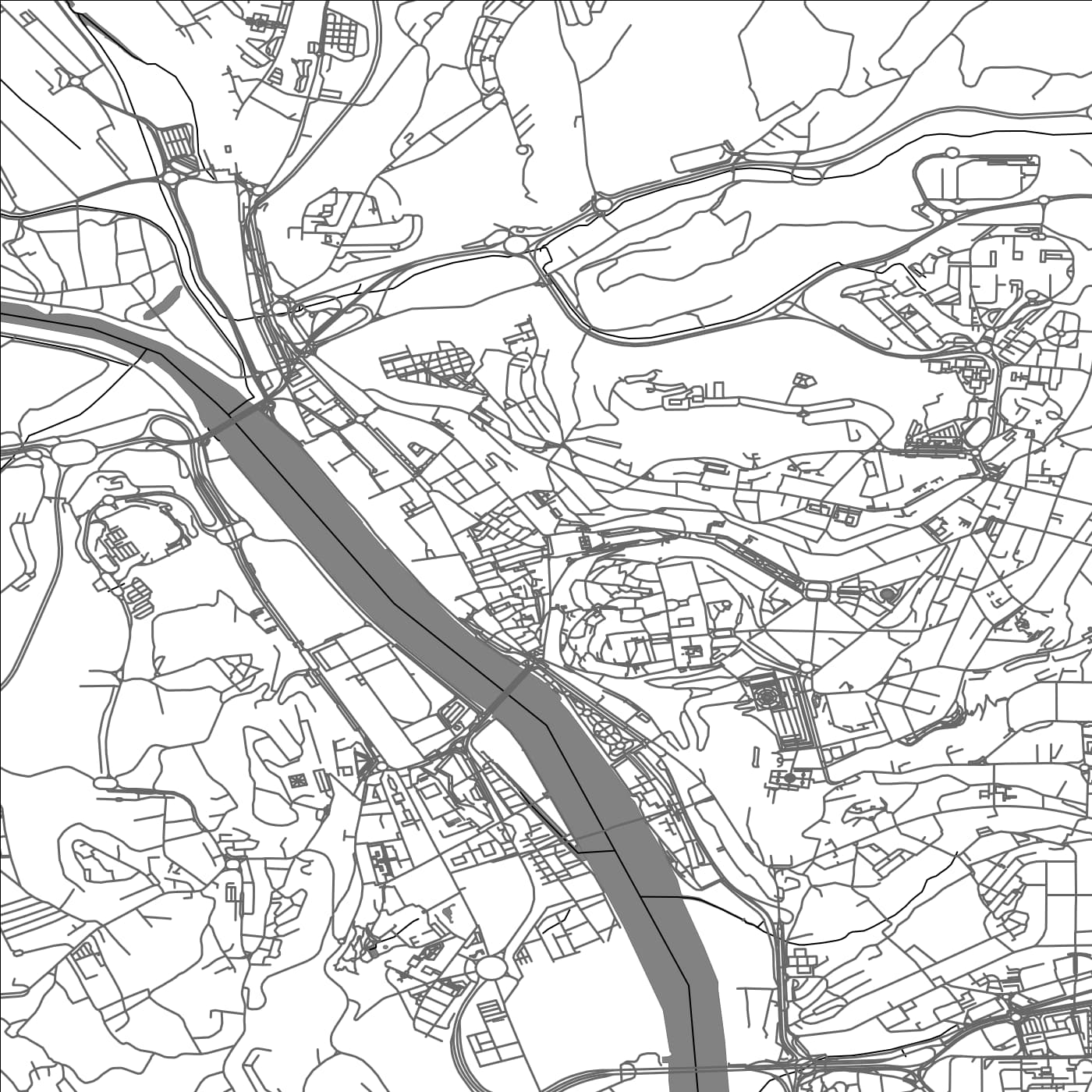 ROAD MAP OF COIMBRA, PORTUGAL BY MAPBAKES