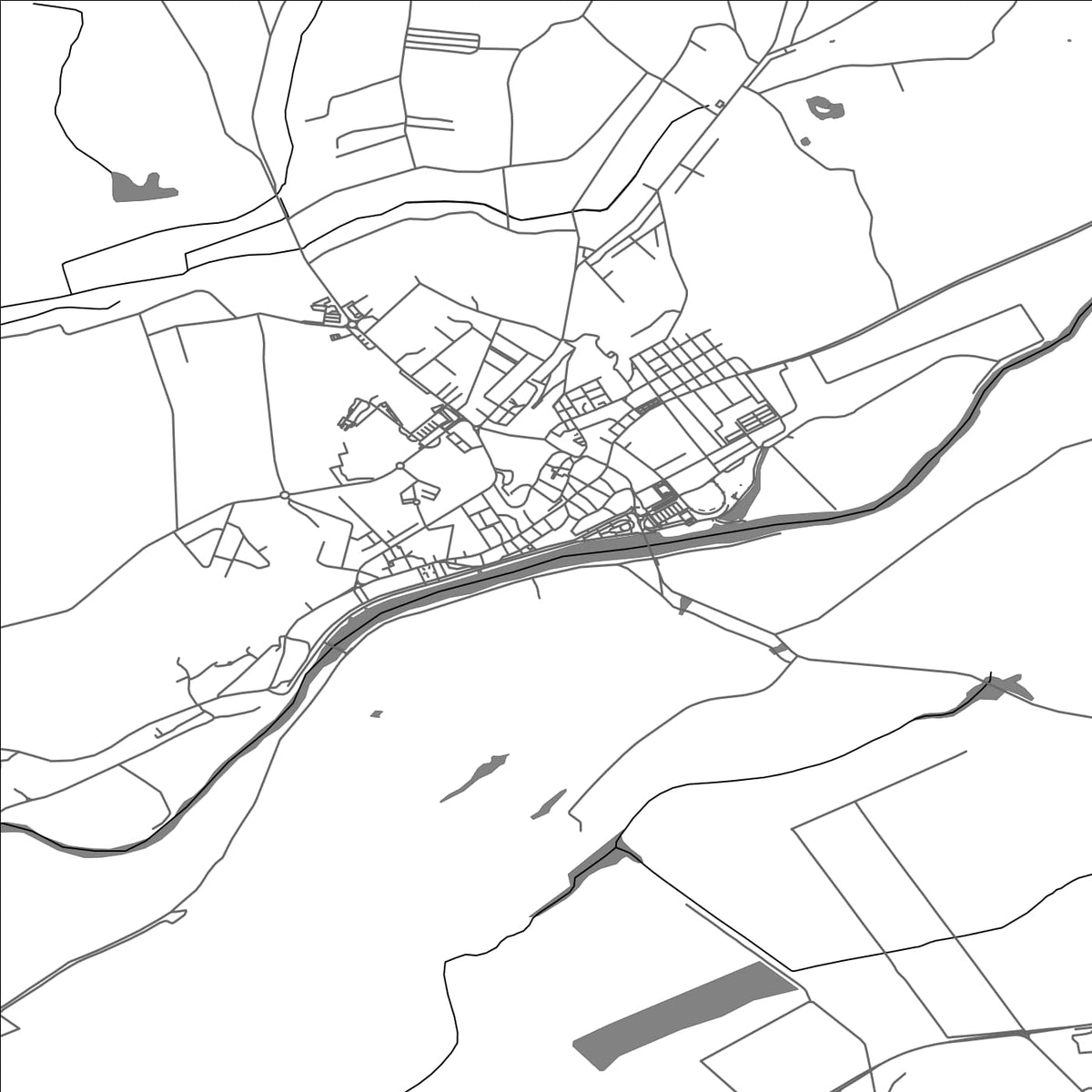 ROAD MAP OF CORUCHE, PORTUGAL BY MAPBAKES
