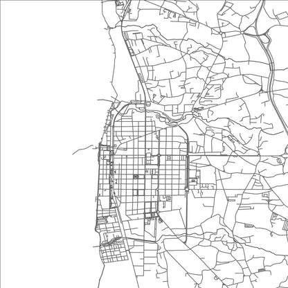 ROAD MAP OF ESPINHO, PORTUGAL BY MAPBAKES