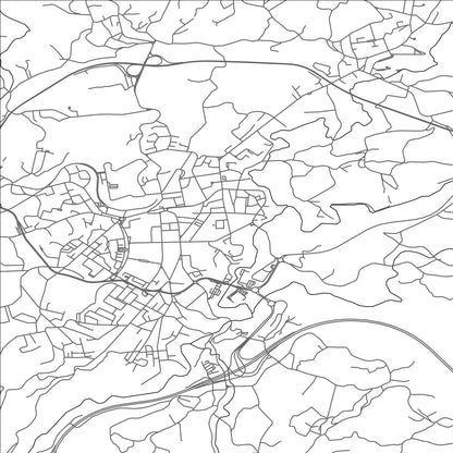 ROAD MAP OF FAFE, PORTUGAL BY MAPBAKES