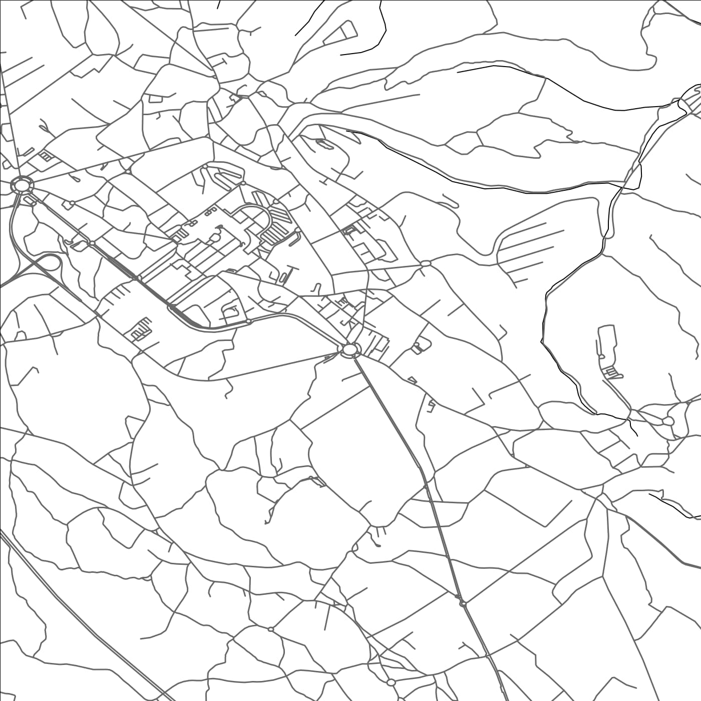 ROAD MAP OF FATIMA, PORTUGAL BY MAPBAKES