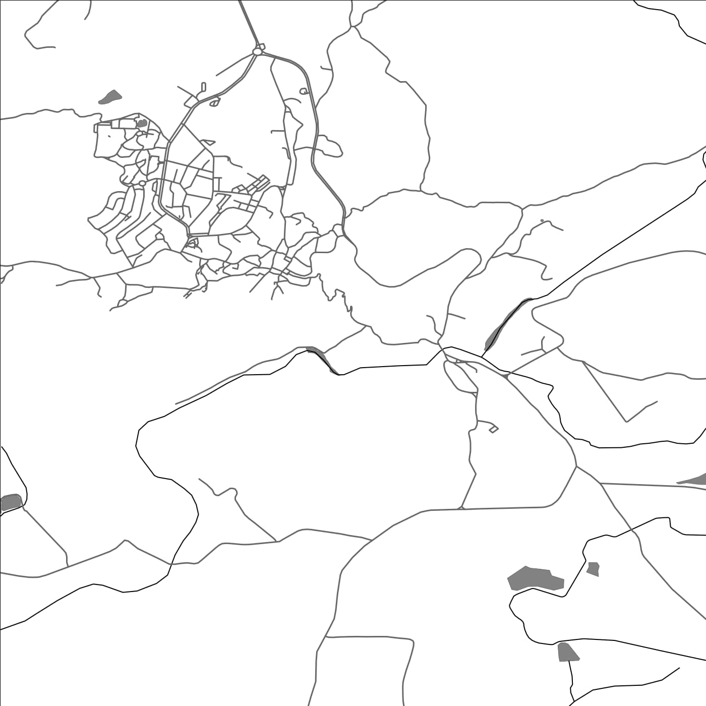 ROAD MAP OF IDANHA-A-NOVA, PORTUGAL BY MAPBAKES