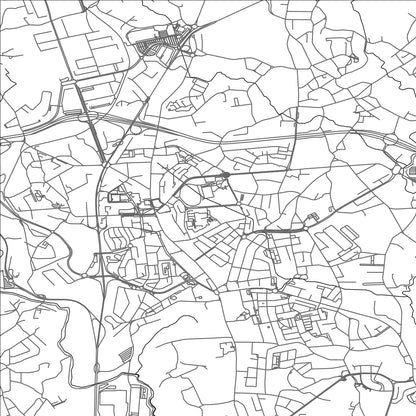 ROAD MAP OF MAIA, PORTUGAL BY MAPBAKES