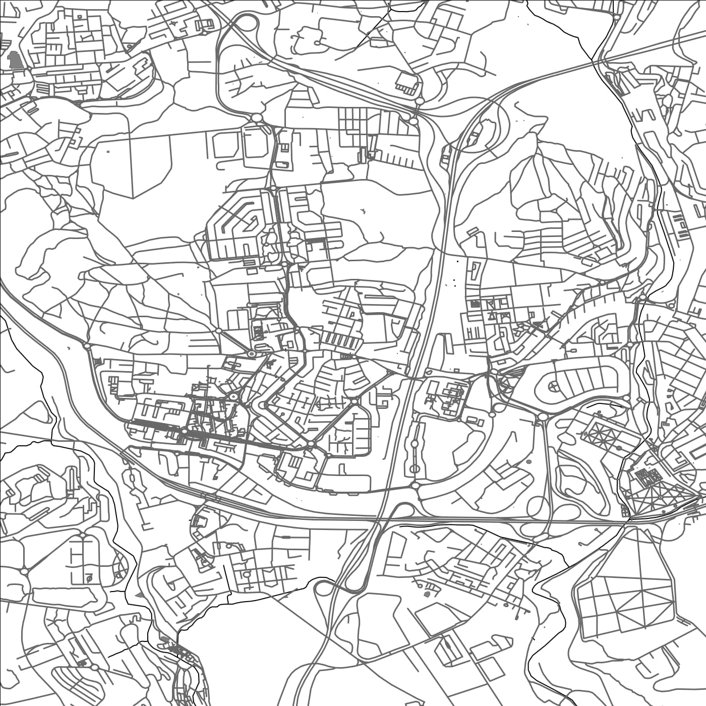 ROAD MAP OF MASSAMA, PORTUGAL BY MAPBAKES