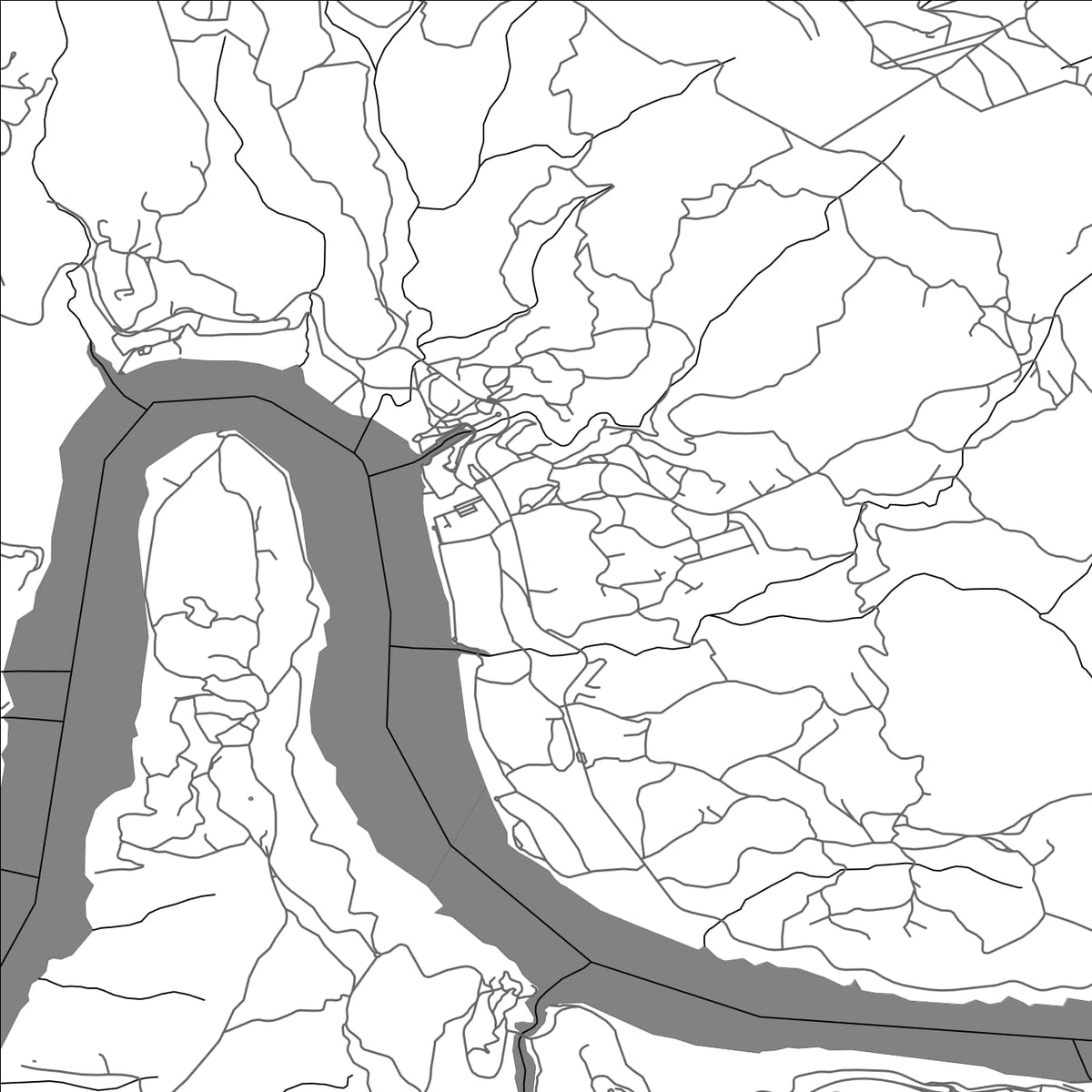 ROAD MAP OF MELRES, PORTUGAL BY MAPBAKES