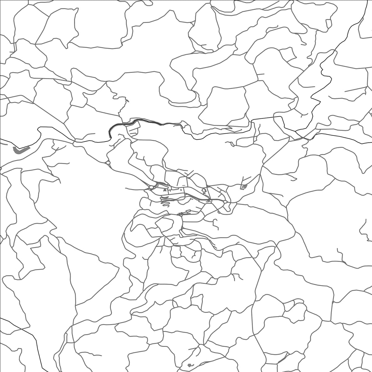 ROAD MAP OF PAREDES DE COURA, PORTUGAL BY MAPBAKES
