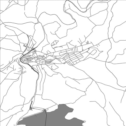 ROAD MAP OF SABUGAL, PORTUGAL BY MAPBAKES