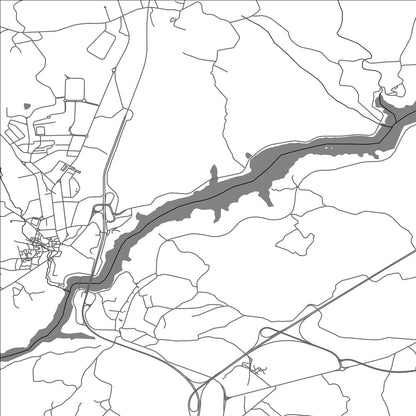 ROAD MAP OF SANTA COMBA DAO, PORTUGAL BY MAPBAKES