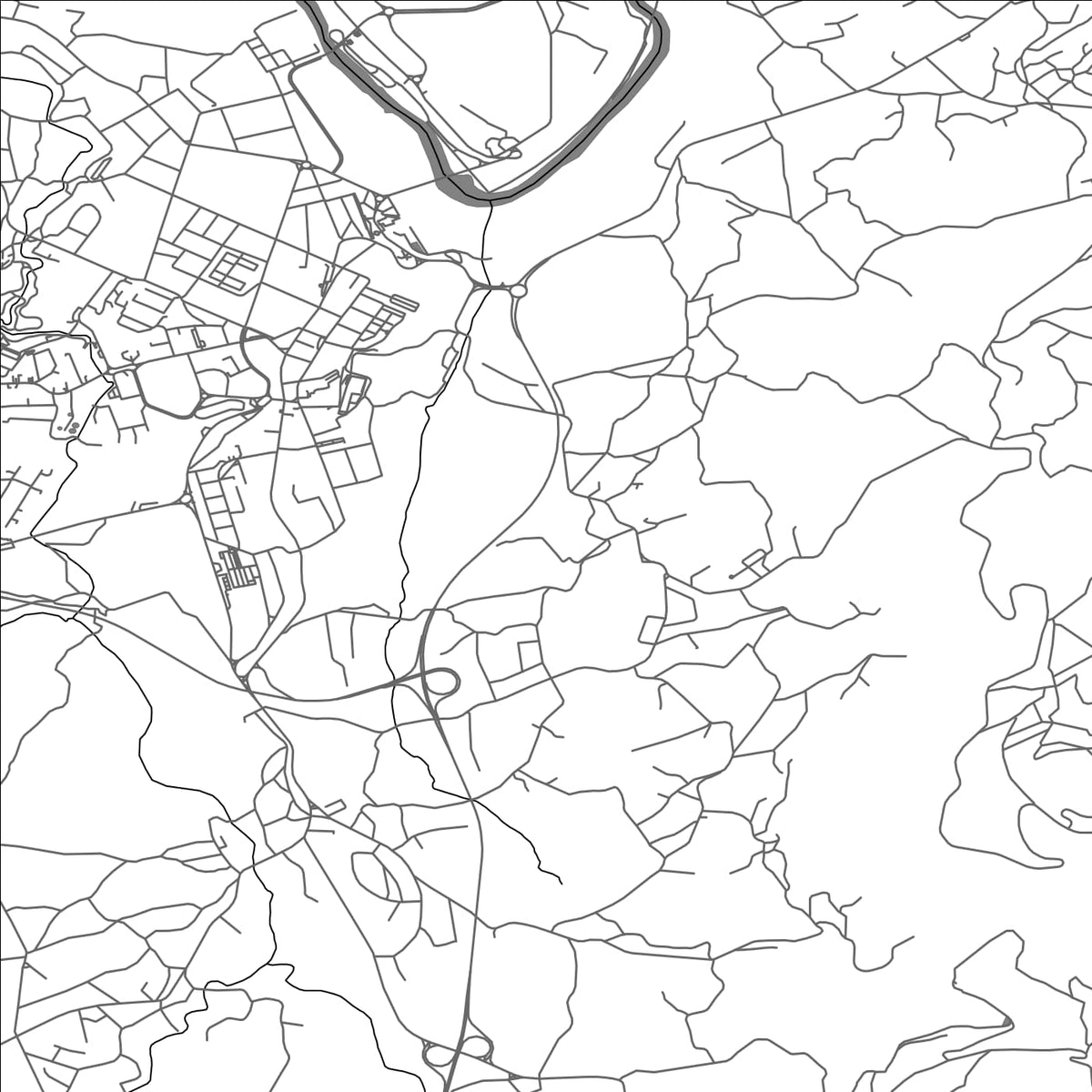 ROAD MAP OF SANTO TIRSO, PORTUGAL BY MAPBAKES