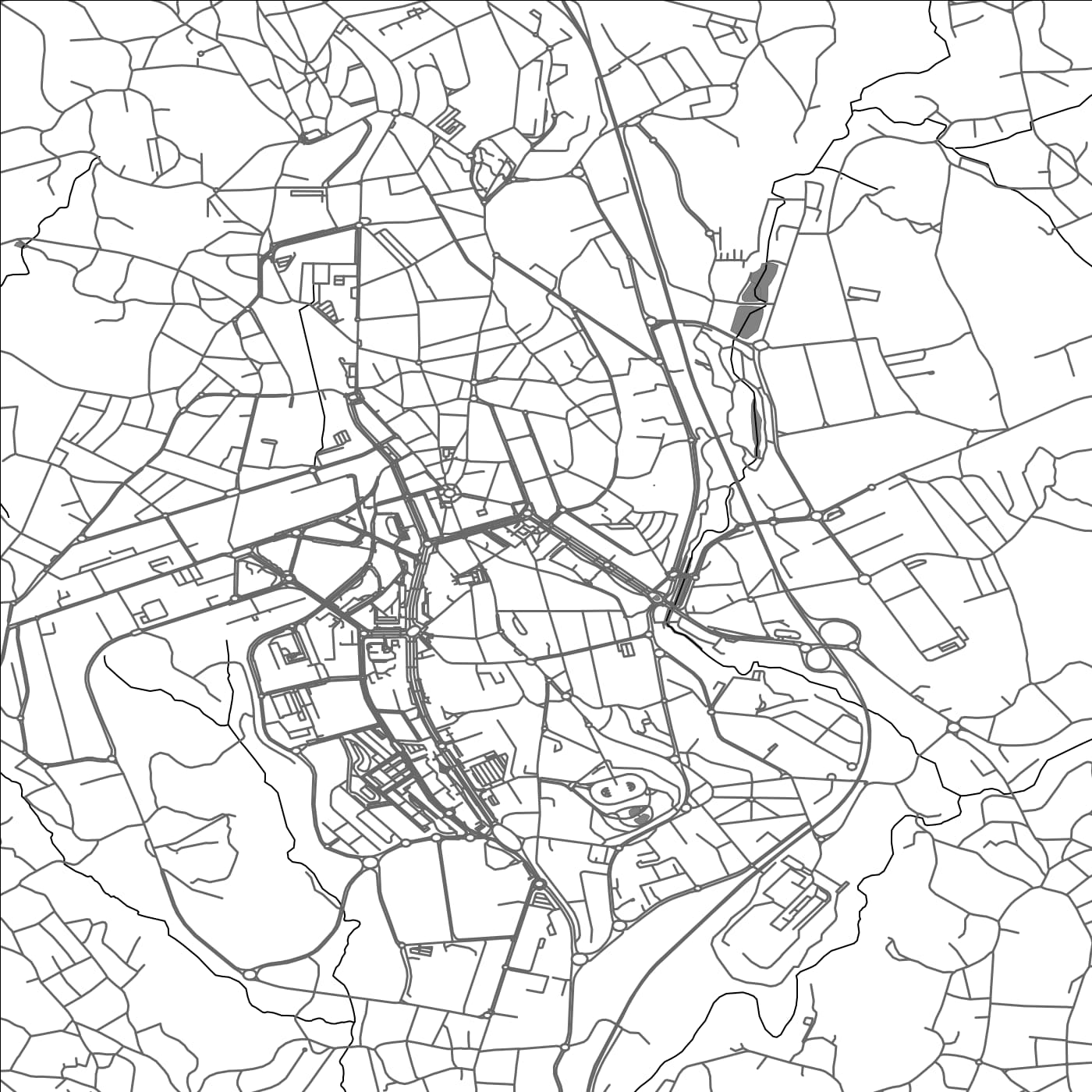 ROAD MAP OF SAO JOAO DA MADEIRA, PORTUGAL BY MAPBAKES