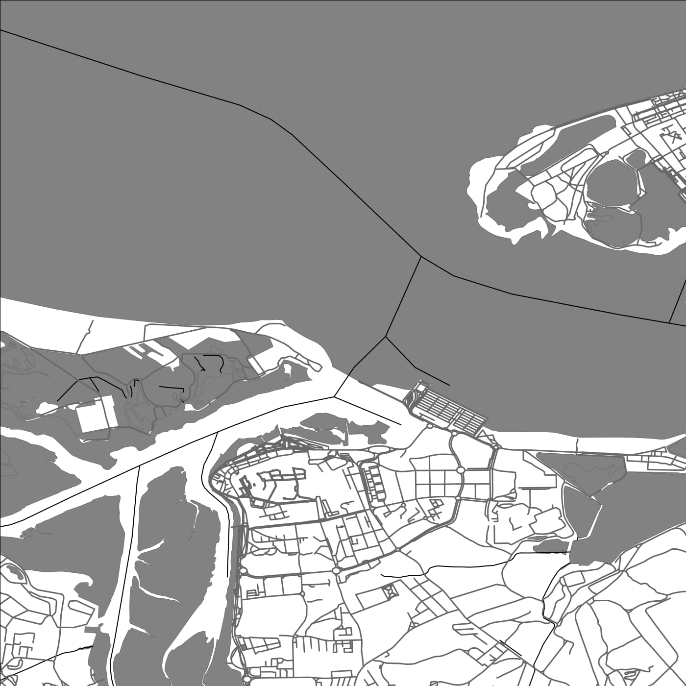 ROAD MAP OF SEIXAL, PORTUGAL BY MAPBAKES