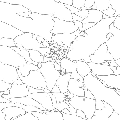ROAD MAP OF SOBRAL DE MONTE AGRACO, PORTUGAL BY MAPBAKES
