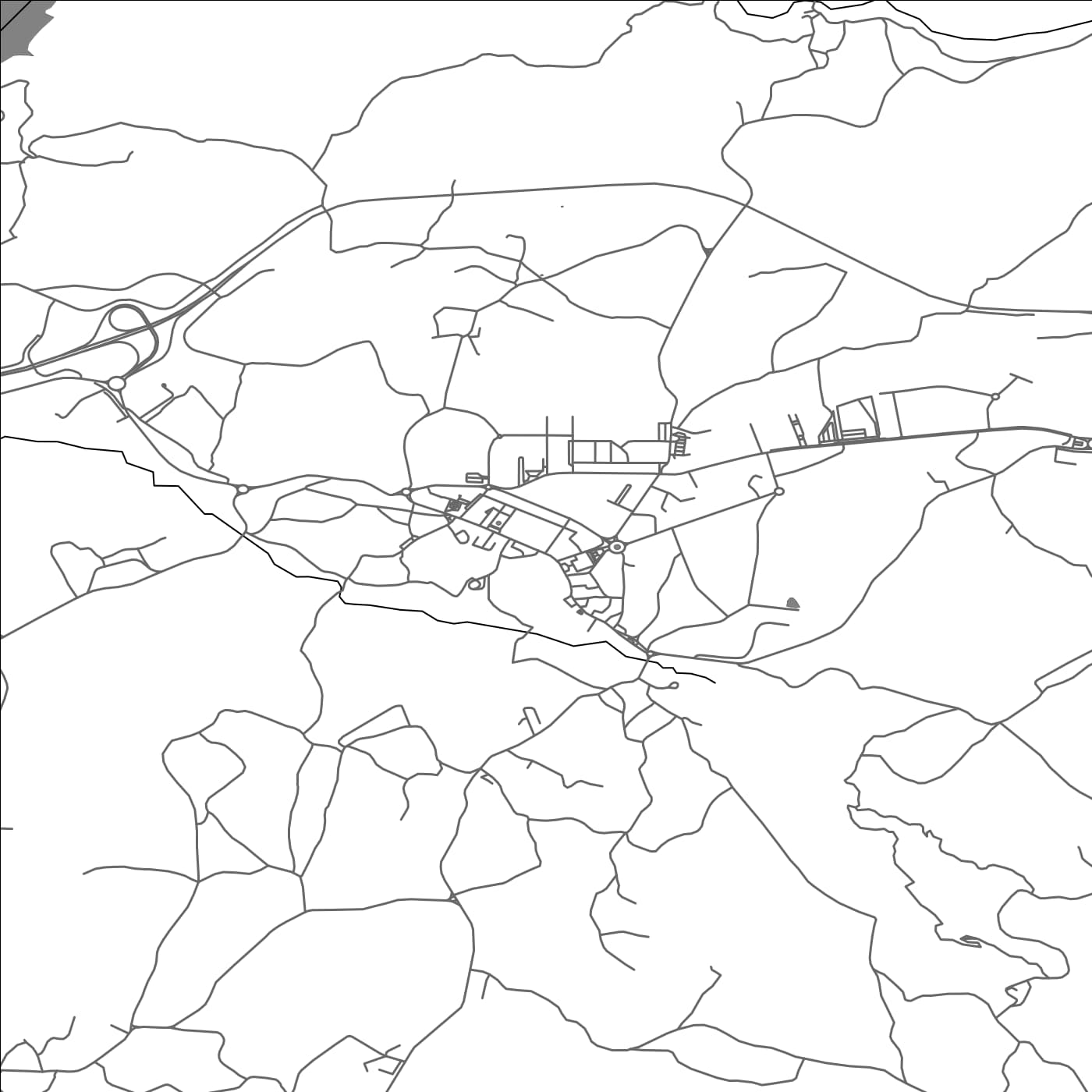 ROAD MAP OF TABUA, PORTUGAL BY MAPBAKES