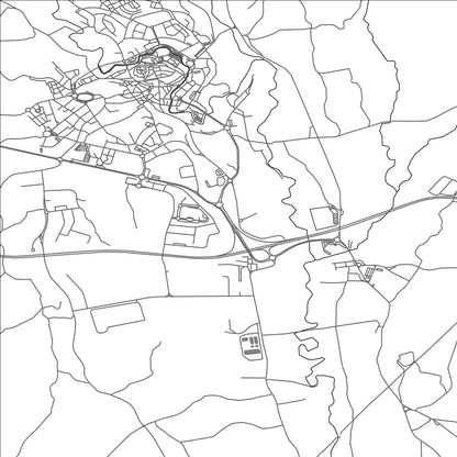 ROAD MAP OF TORRES NOVAS, PORTUGAL BY MAPBAKES