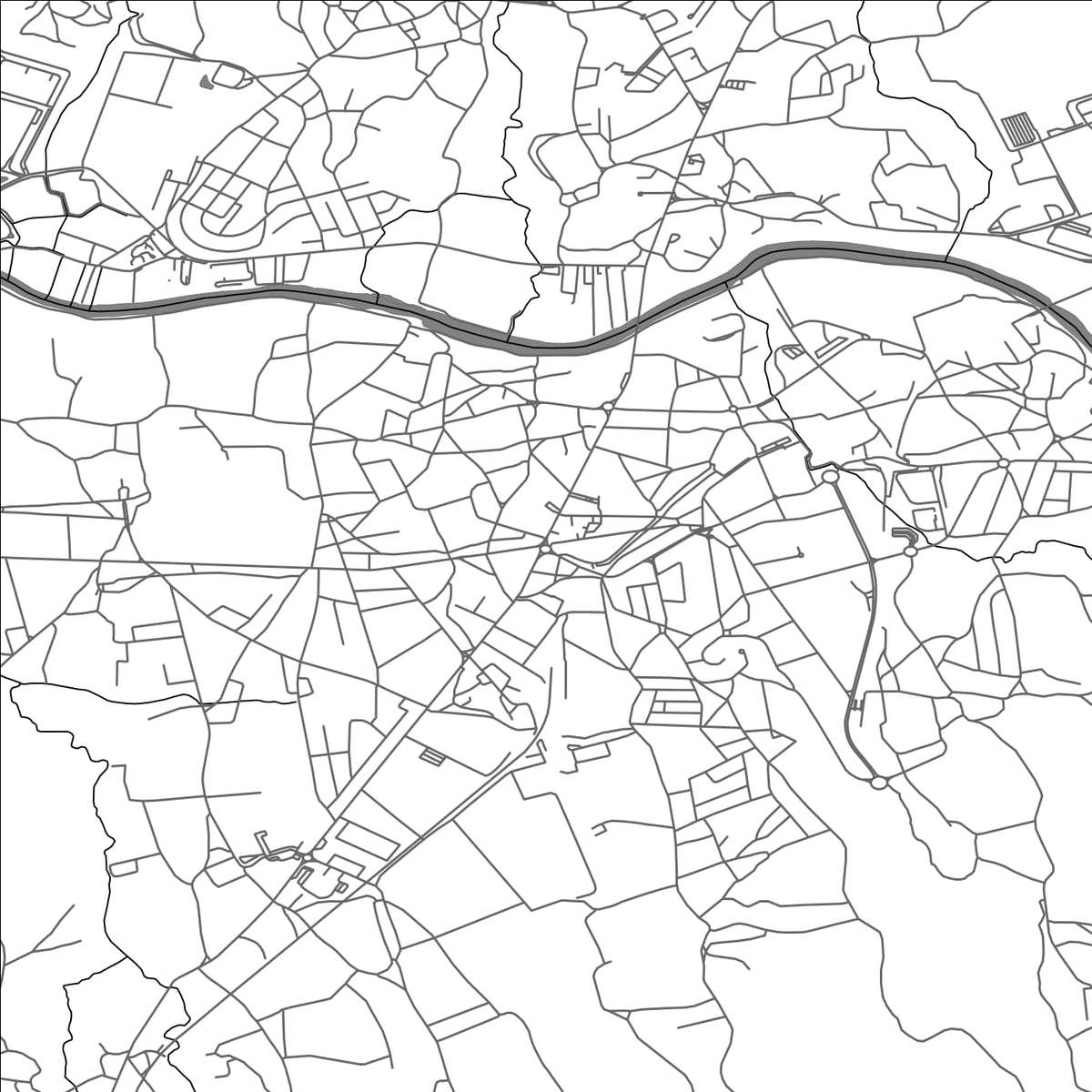 ROAD MAP OF TROFA, PORTUGAL BY MAPBAKES