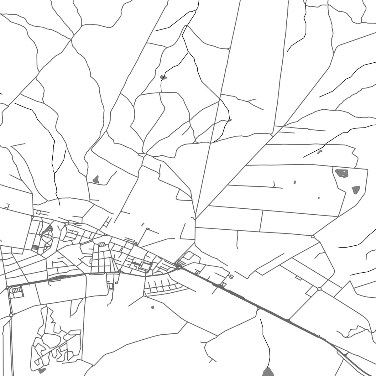 ROAD MAP OF VENDAS NOVAS, PORTUGAL BY MAPBAKES