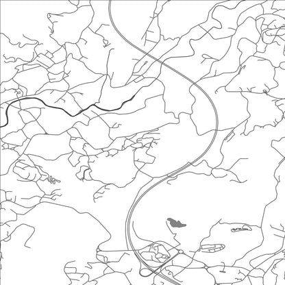 ROAD MAP OF VIZELA, PORTUGAL BY MAPBAKES