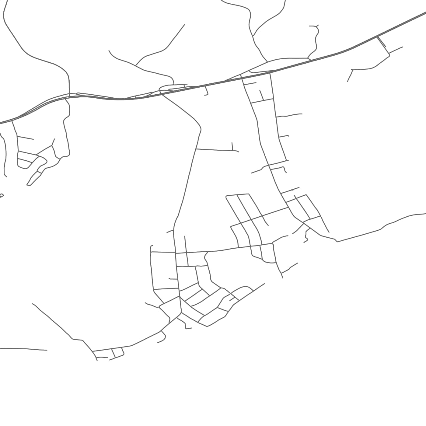 ROAD MAP OF QUONOCHONTAUG, RHODE ISLAND BY MAPBAKES