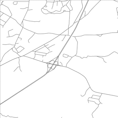 ROAD MAP OF WYOMING, RHODE ISLAND BY MAPBAKES