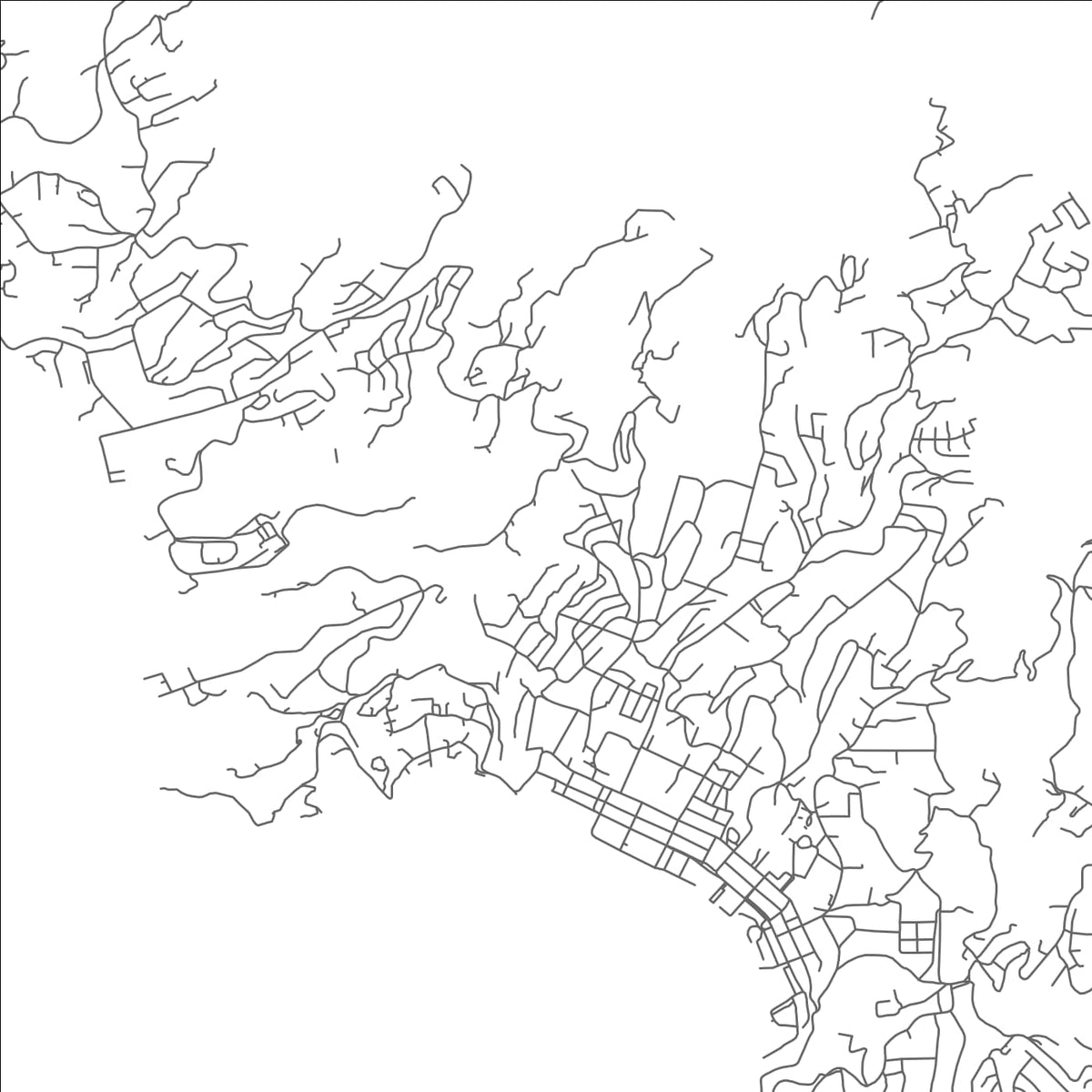 ROAD MAP OF LIBERTY LODGE, SAINT VINCENT AND THE GRENADINES BY MAPBAKES