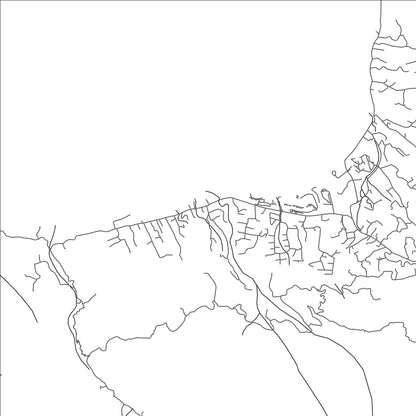 ROAD MAP OF BEL OMBRE, SEYCHELLES BY MAPBAKES