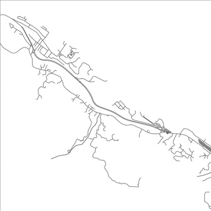 ROAD MAP OF CASCADE, SEYCHELLES BY MAPBAKES