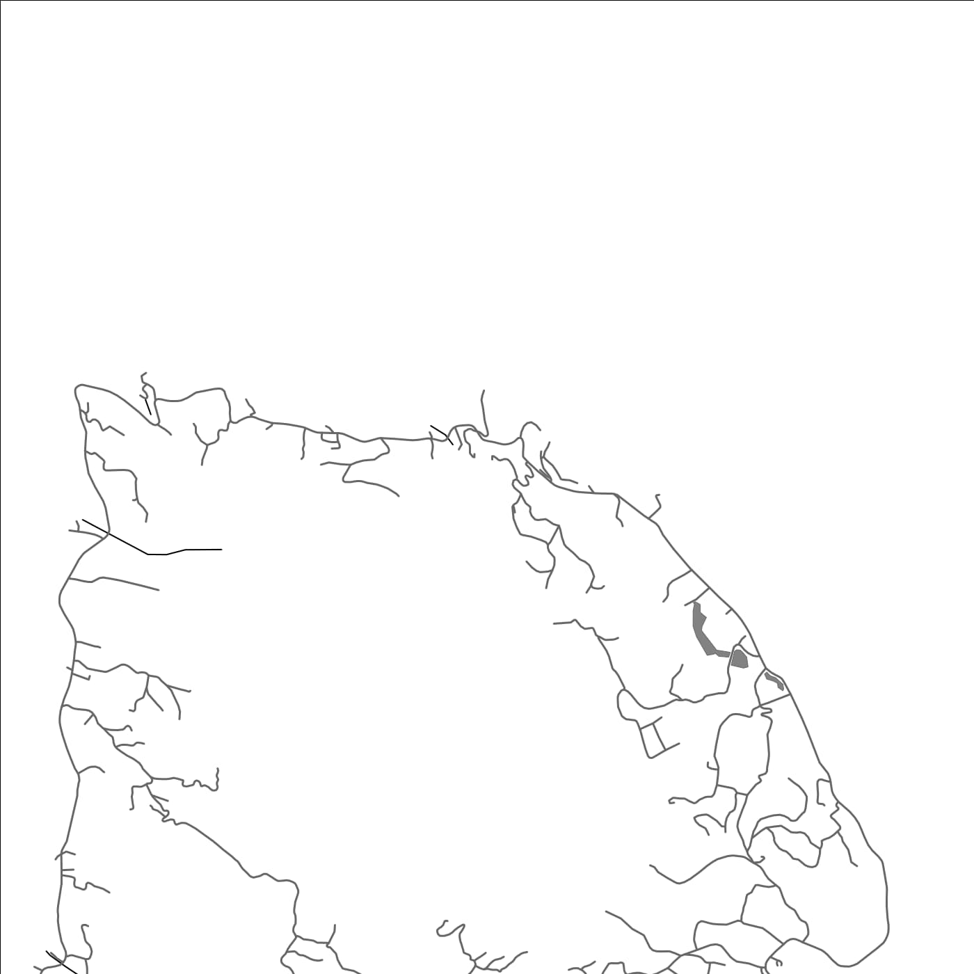 ROAD MAP OF MACHABEE, SEYCHELLES BY MAPBAKES