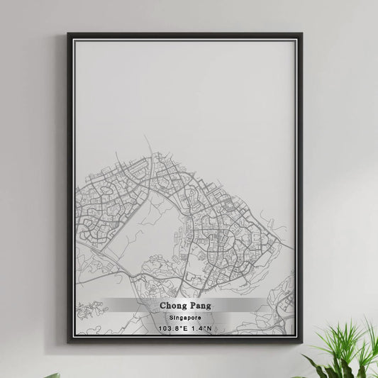 ROAD MAP OF CHONG PANG, SINGAPORE BY MAPBAKES