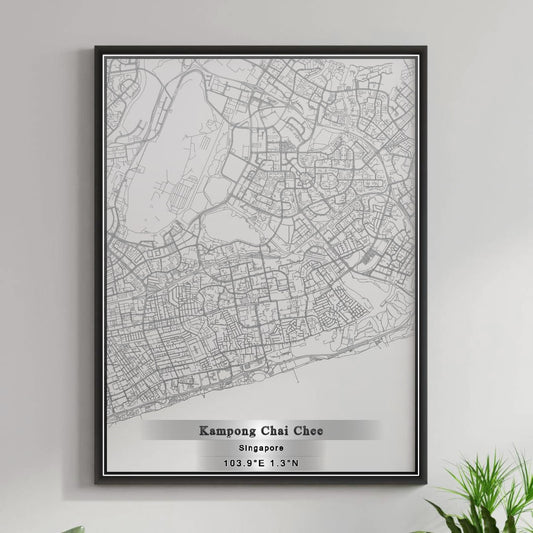 ROAD MAP OF KAMPONG CHAI CHEE, SINGAPORE BY MAPBAKES