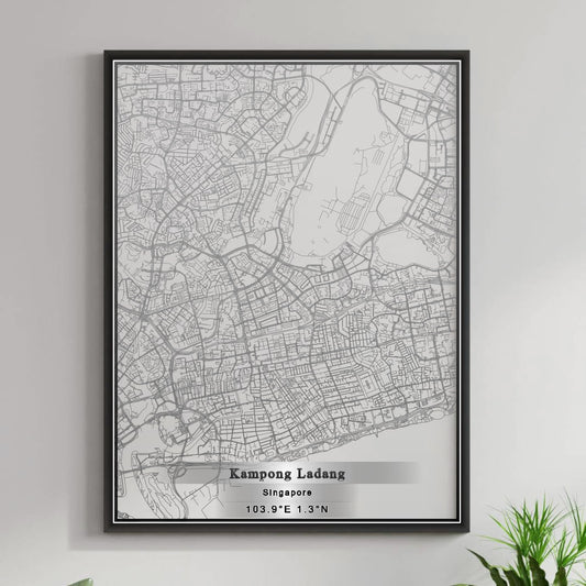 ROAD MAP OF KAMPONG LADANG, SINGAPORE BY MAPBAKES