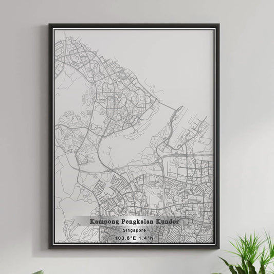 ROAD MAP OF KAMPONG PENGKALAN KUNDOR, SINGAPORE BY MAPBAKES