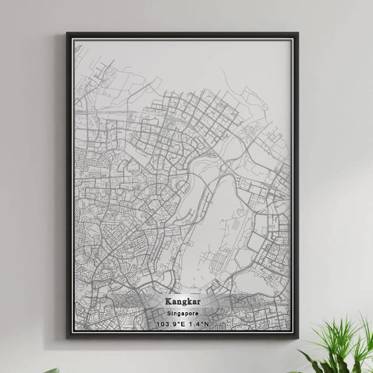 ROAD MAP OF KANGKAR, SINGAPORE BY MAPBAKES