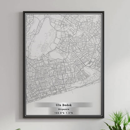 ROAD MAP OF ULU BEDOK, SINGAPORE BY MAPBAKES