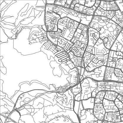 ROAD MAP OF BRIGHT HILL CRESCENT, SINGAPORE BY MAPBAKES