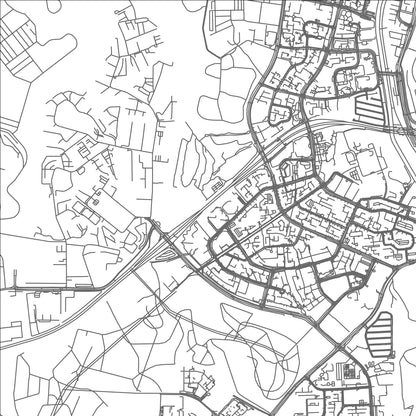 ROAD MAP OF KAMPONG CUTFORTH, SINGAPORE BY MAPBAKES