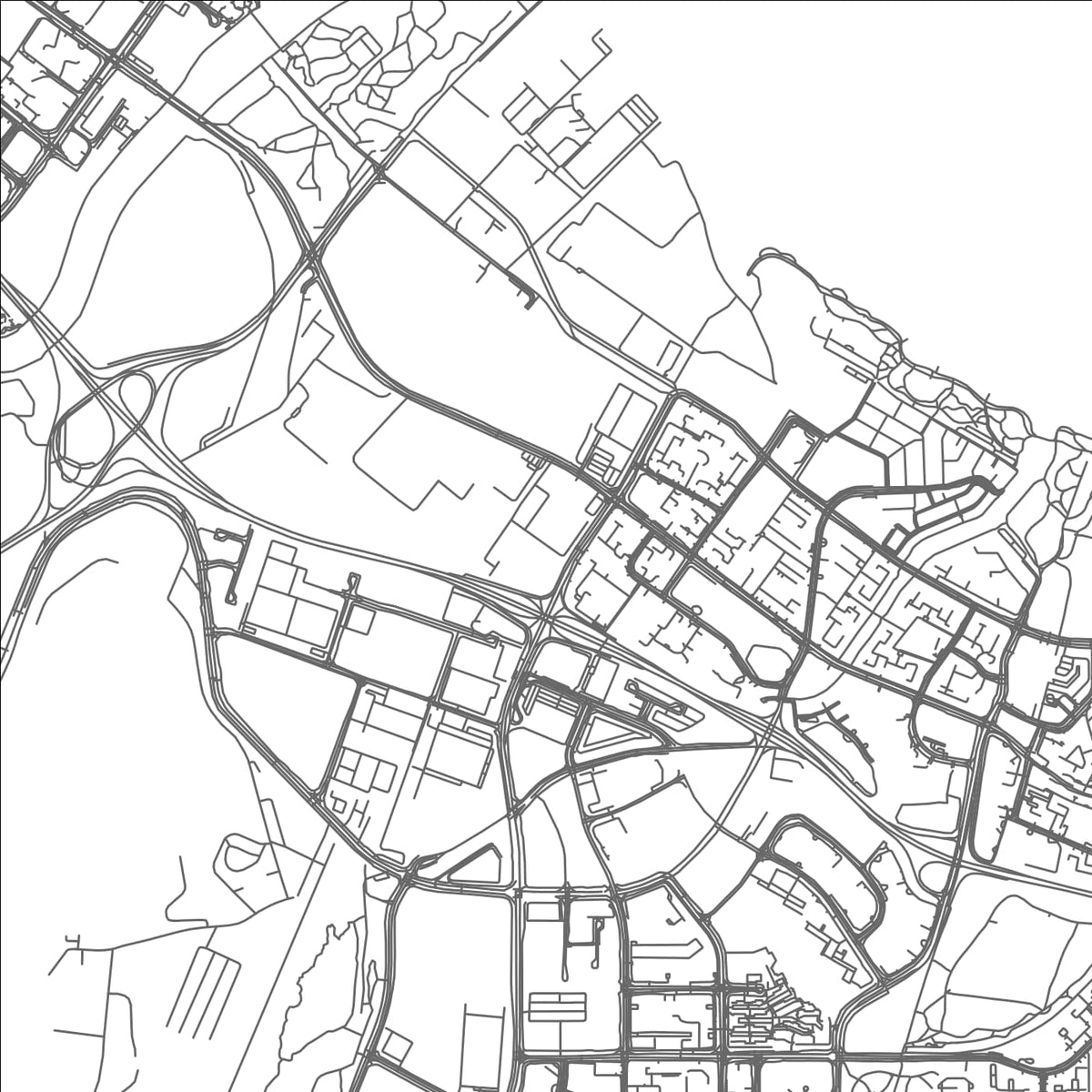 ROAD MAP OF KAMPONG PASIR RIS, SINGAPORE BY MAPBAKES