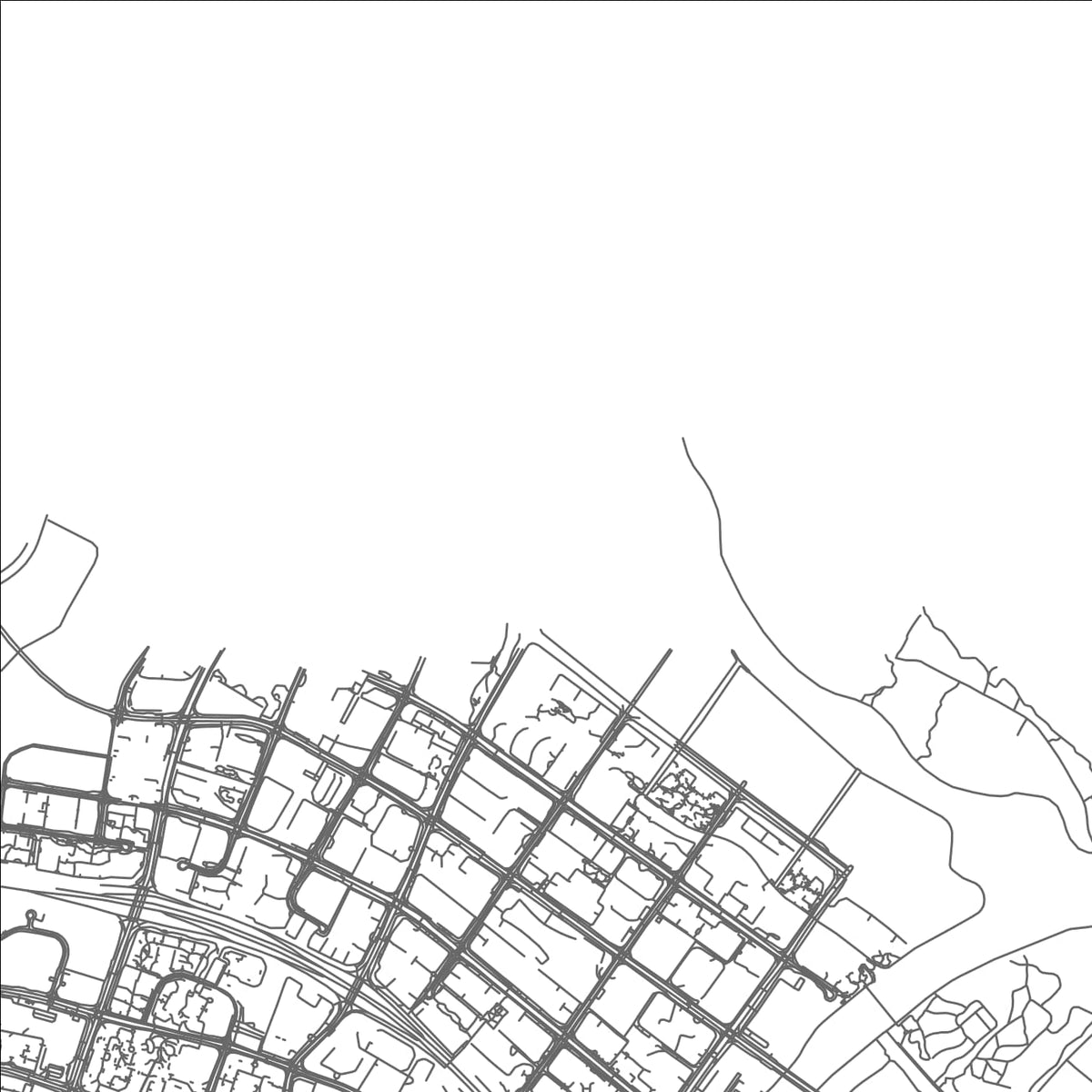 ROAD MAP OF KAMPONG PUNGGOL, SINGAPORE BY MAPBAKES