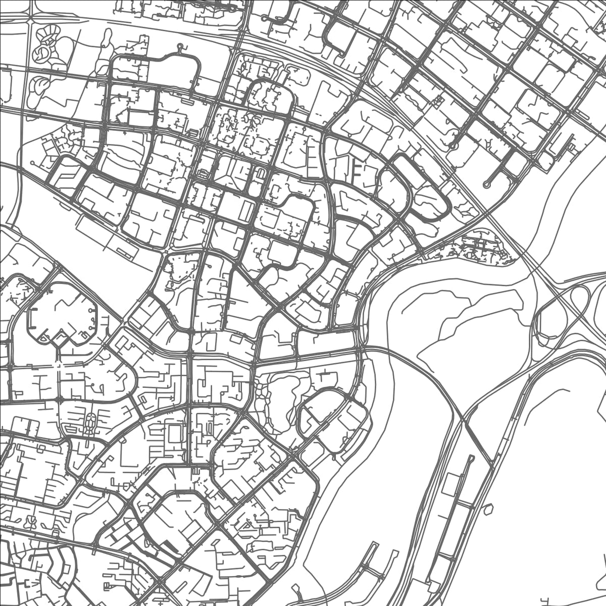 ROAD MAP OF KAMPONG SUNGAI TENGAH, SINGAPORE BY MAPBAKES