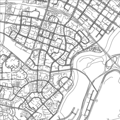 ROAD MAP OF KAMPONG SUNGAI TENGAH, SINGAPORE BY MAPBAKES