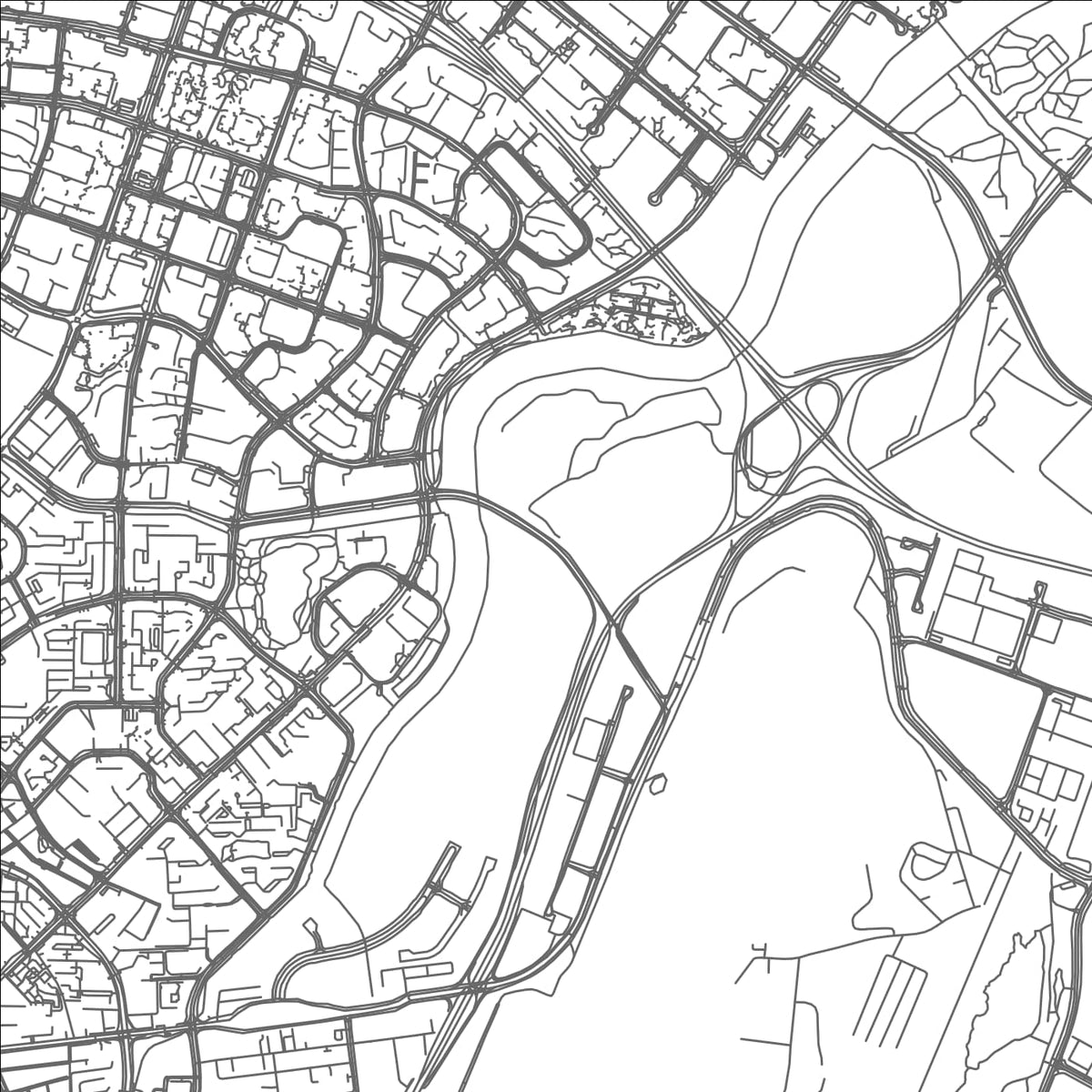 ROAD MAP OF KAMPONG TEBAN, SINGAPORE BY MAPBAKES