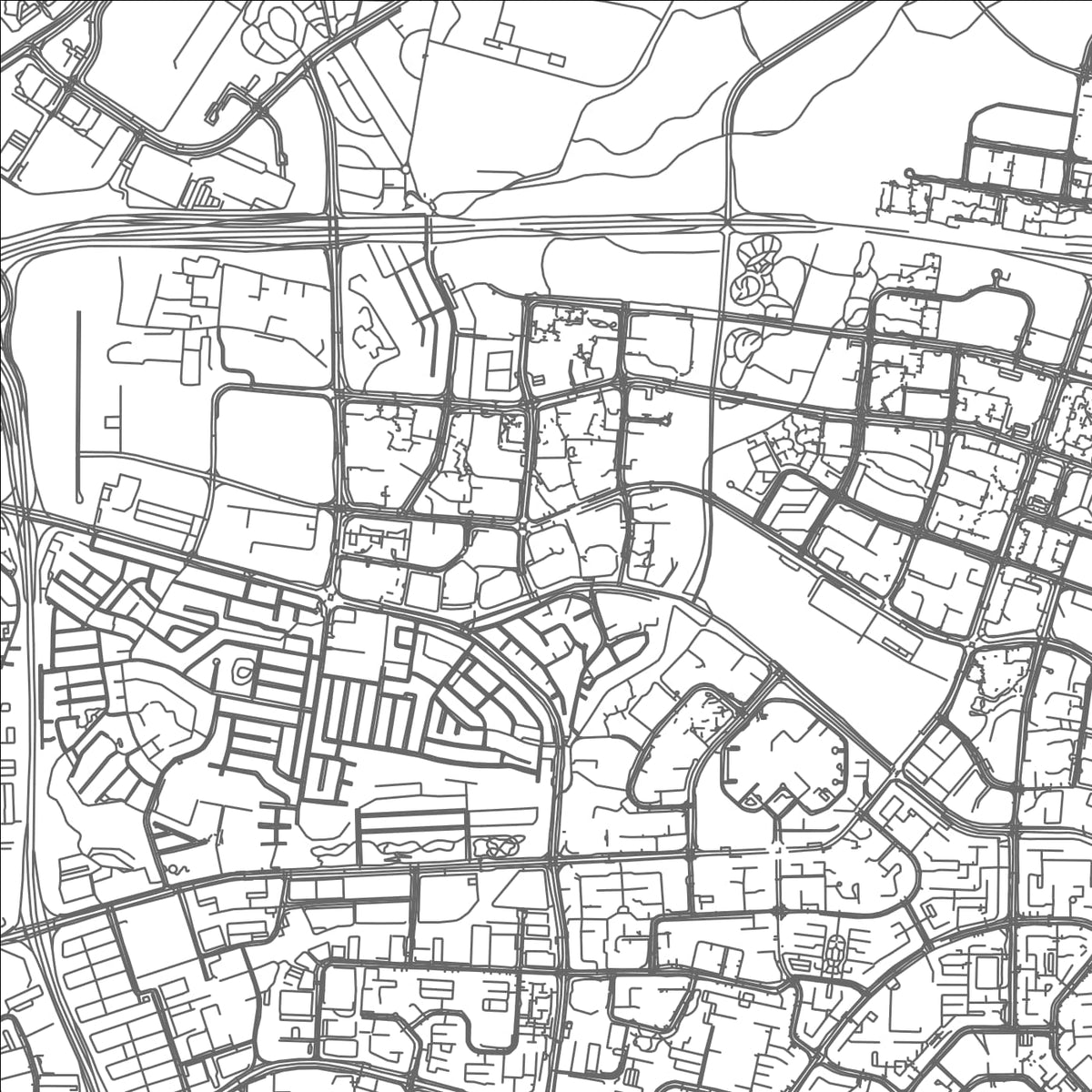ROAD MAP OF KAMPONG TONGKANG PECHAH, SINGAPORE BY MAPBAKES