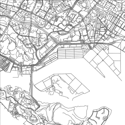 ROAD MAP OF SAGA, SINGAPORE BY MAPBAKES