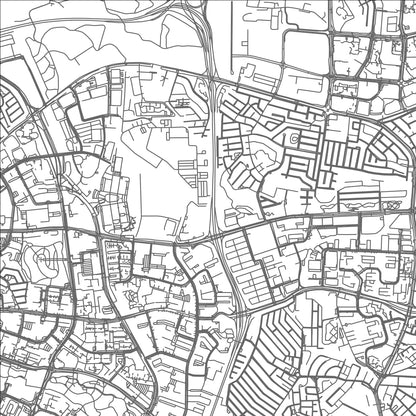 ROAD MAP OF SINGAPORE UNITED PLANTATION, SINGAPORE BY MAPBAKES