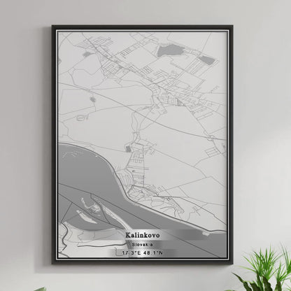 ROAD MAP OF KALINKOVO, SLOVAKIA BY MAPBAKES